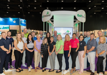 Golf Ireland people in exhibition