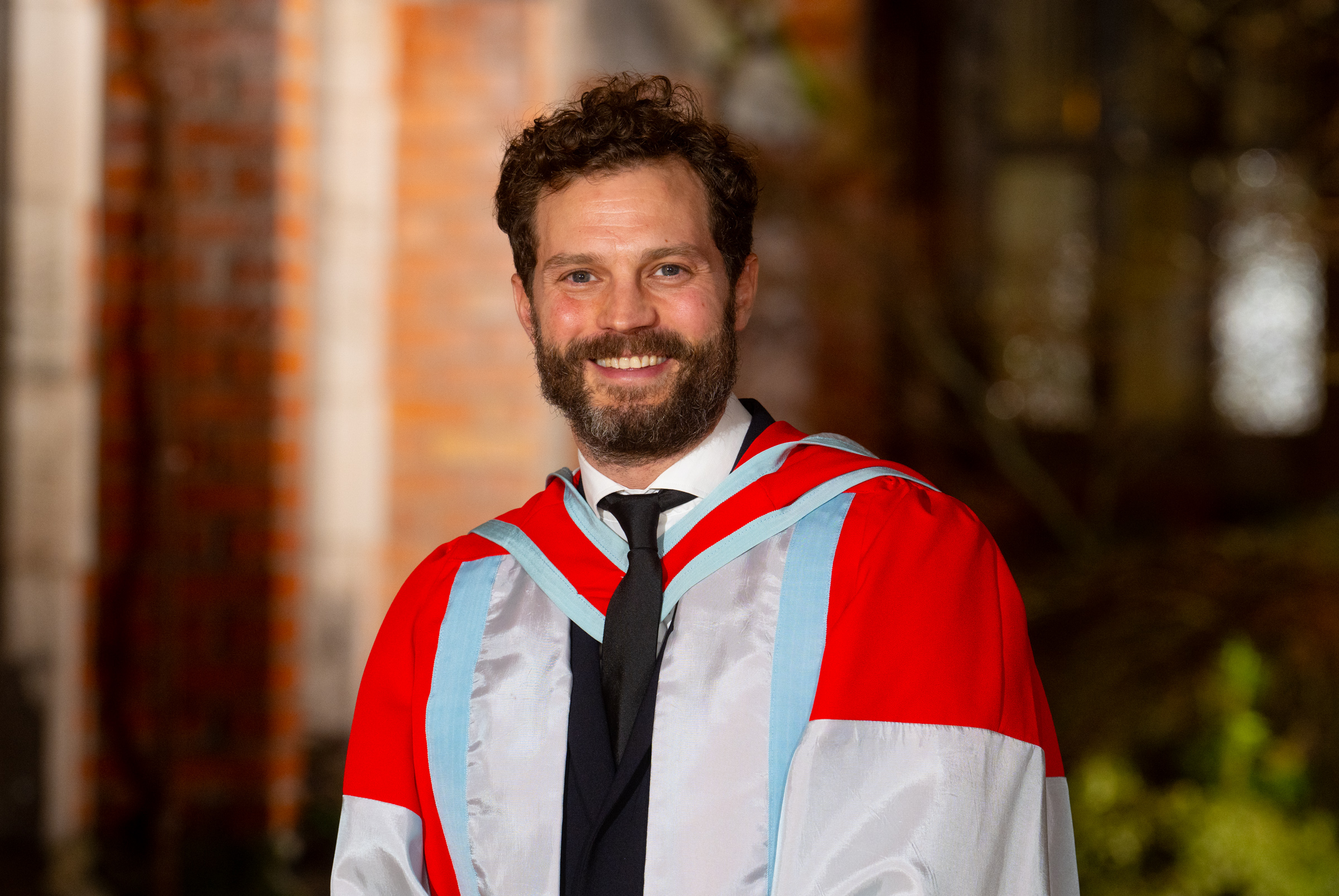 Jamie Dornan at Queen's University Belfast